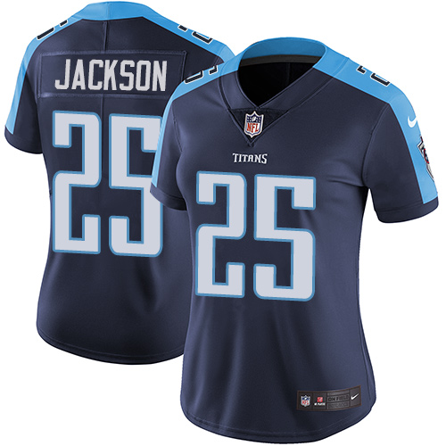 2019 Women Tennessee Titans #25 Jackson blue Nike Vapor Untouchable Limited NFL Jersey->women nfl jersey->Women Jersey